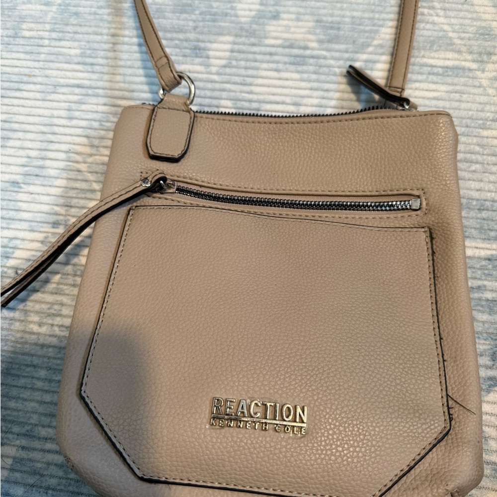 Kenneth Cole Reaction Beige Crossbody Bag